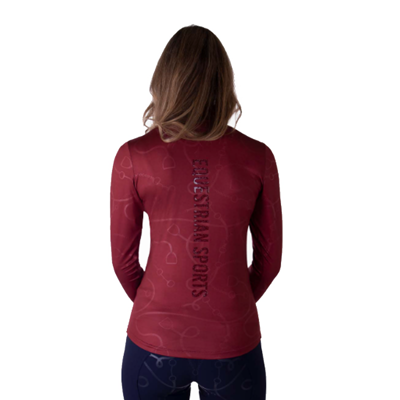 QHP Sport Shirt Amina - Burgundy-1